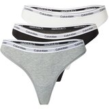 Calvin Klein Underwear Tangice siva / črna / bela | Shoptok.si