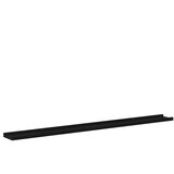  Zidne police 4 kom crne 115 x 9 x 3 cm | Eponuda.com