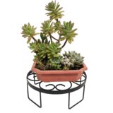 Kondela Podstavek za cvetlične lonce, kovina/črna, DEMBEL | Shoptok.si