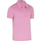 Callaway Youth Micro Hex Swing Tech Polo Pink Sunset XL