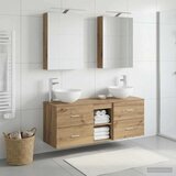  Set namještaja za kupaonicu 5 kom. Hrast artisan | shoptok.hr