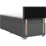  Boxspring krevet s madracem Tamnosiva 90 x 190 cm Tkanina | shoptok.hr