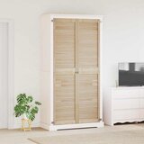 vidaXL Vrata ormara 2 pcs Smeđa 201 x 49.5 x 2.1 cm Masivna borovina | shoptok.hr