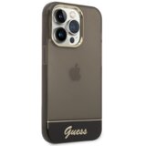 Guess gUHCP14XHGCOK ovitek za iPhone 14 Pro Max - temno prozoren | Shoptok.si