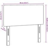 vidaXL Vzglavnik Svetlo siv Tkanina, Umetno usnje, Trda borovina | Shoptok.si