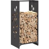  Stalak za drva crni 40x30x80 cm hladno valjani čelik | shoptok.hr
