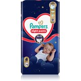 Pampers Night Pants Size 4 jednokratne pelene-gaćice za noć 9-15 kg 52 kom Cijene