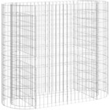  Gabionska povišena gredica od pocinčanog željeza 120x50x100 cm | shoptok.hr