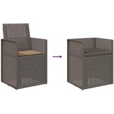  Vrtne stolice za blagovanje 2 pcs Svijetlosiva i taupe PP | shoptok.hr