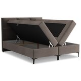 Makamii Smeđi boxspring krevet s prostorom za odlaganje 180x200 cm Pakalana – | shoptok.hr