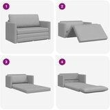  Krevet na razvlačenje Oblačnosiva 124 x 71 x 78 cm tkanina | shoptok.hr