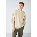 Grimelange Stephan Relaxed Oversized Beige Sweatshir | shoptok.hr