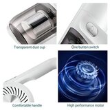  ručni bežični i kompaktan usisivač sa usb punjenjem (1200 mah), snagom 50 w i hepa filterom | ePonuda.com