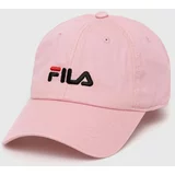Fila Bombažna bejzbolska kapa roza barva