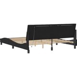  Okvir kreveta s LED-om bez madraca Hanko crni 180 x 200 cm baršunasti | Eponuda.ba