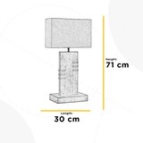 Lesnina XXXL NAMIZNA SVETILKA 20/30/71 cm | Shoptok.si