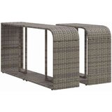 vidaXL 11-dijelni set vrtnih sofa od poliratana s jastucima sivi | shoptok.hr