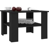  Stolić za kavu crni 60 x 60 x 42 cm od konstruiranog drva | Eponuda.com