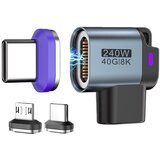 INF 24-pinski adapter Type-C v obliki črke T 8K/40 Gbps 240 W z magnetnim priključkom, (5000291441) | Shoptok.si