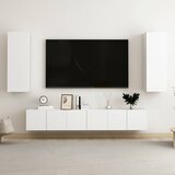  5-dijelni set TV ormarića bijeli od konstruiranog drva | Eponuda.com
