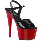 Pleaser USA Pleaser Adore-709 Blk Pat/Red 42 | shoptok.hr