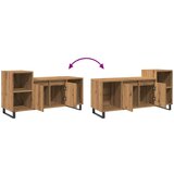 vidaXL TV ormarić Artisan hrast 100x35x55 cm izrađeno drvo | shoptok.hr