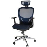 MID.YOU Vrtljiv Stol Venus One, Modra | Shoptok.si