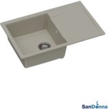 Sandonna Granitna sudopera INES 78x50cm Tamno bež | ePonuda.com