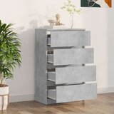  Komoda betonsko siva 60x35x98,5 cm konstruiran les, (20621232) | Shoptok.si