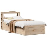  Okvir kreveta s uzglavljem 75x190 cm od borovine | shoptok.hr