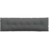  Jastuk za leđa Tamno siva 180 x 19 x 50 cm tkanina | shoptok.hr