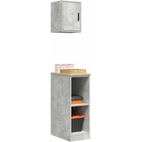  Garažni ormarići 2 kom siva boja betona od konstruiranog drva | shoptok.hr