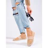VINCEZA Suede women's beige espadrilles | Shoptok.si