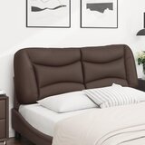  Jastuk za uzglavlje Hvar smeđi 140 cm od umjetne kože | shoptok.hr