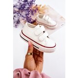 Boto Children's Leather Sneakers With Velcro White Foster | Shoptok.si