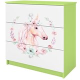 HAPPYKIDS Komoda Dreamy konj Zelena | Shoptok.si