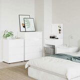 vidaXL Omarica za shranjevanje Visok sijaj bela 60 x 48 x 81 cm | Shoptok.si