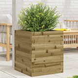 vidaXL Vrtno cvetlično korito 40x40x46 cm impregnirana borovina | Shoptok.si