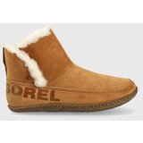 Sorel Cipele za snijeg od brušene kože Nakiska Bootie , boja: smeđa | shoptok.hr