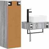  Set namještaja za kupaonicu 2 kom. Siva Sonoma 33 x 34,5 x 100 cm | shoptok.hr