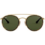 Ray-ban Round Double Bridge RB3647N 001 ONE SIZE (51) Havana/Zelena cene