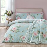 Catherine Lansfield Modro prešito pregrinjalo 220x230 cm Avebury Floral – | Shoptok.si