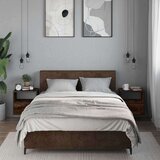 vidaXL Zidni noćni ormarići 2 kom dimljeni hrast 40x31x39,5 cm | shoptok.hr