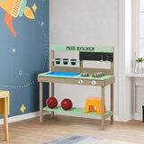 Kinder Home Dječja drvena kuhinja vrtna 80x37x88 cm 2424 Slike