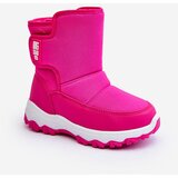 Big Star Children's Velcro Insulated Snow Boots Pink Cene'.'