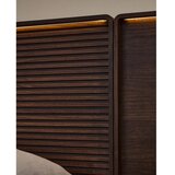 Kave Home Smeđi bračni krevet od masivne breze s podnicom 180x200 cm Norlen – | shoptok.hr