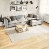 vidaXL Čupavi moderni tepih s visokim vlaknima krem 200x280 cm Cijene