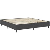 Boxspring postelja temno siva iz blaga 200x200 cm, (20644072) | Shoptok.si