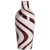 PT LIVING Bordo/bijela čelična vaza (visina 30 cm) Dublin Swirl – Cijene