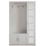 Hanah home Ormarić za hodnik Rb-054, 120x200x35 cm, Bijeli | Eponuda.ba